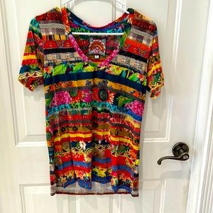 Johnny Was size Small Tee T-Shirt